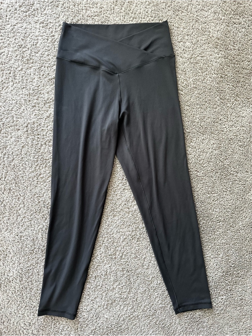aerie Black 7/8 High-Rise Leggings